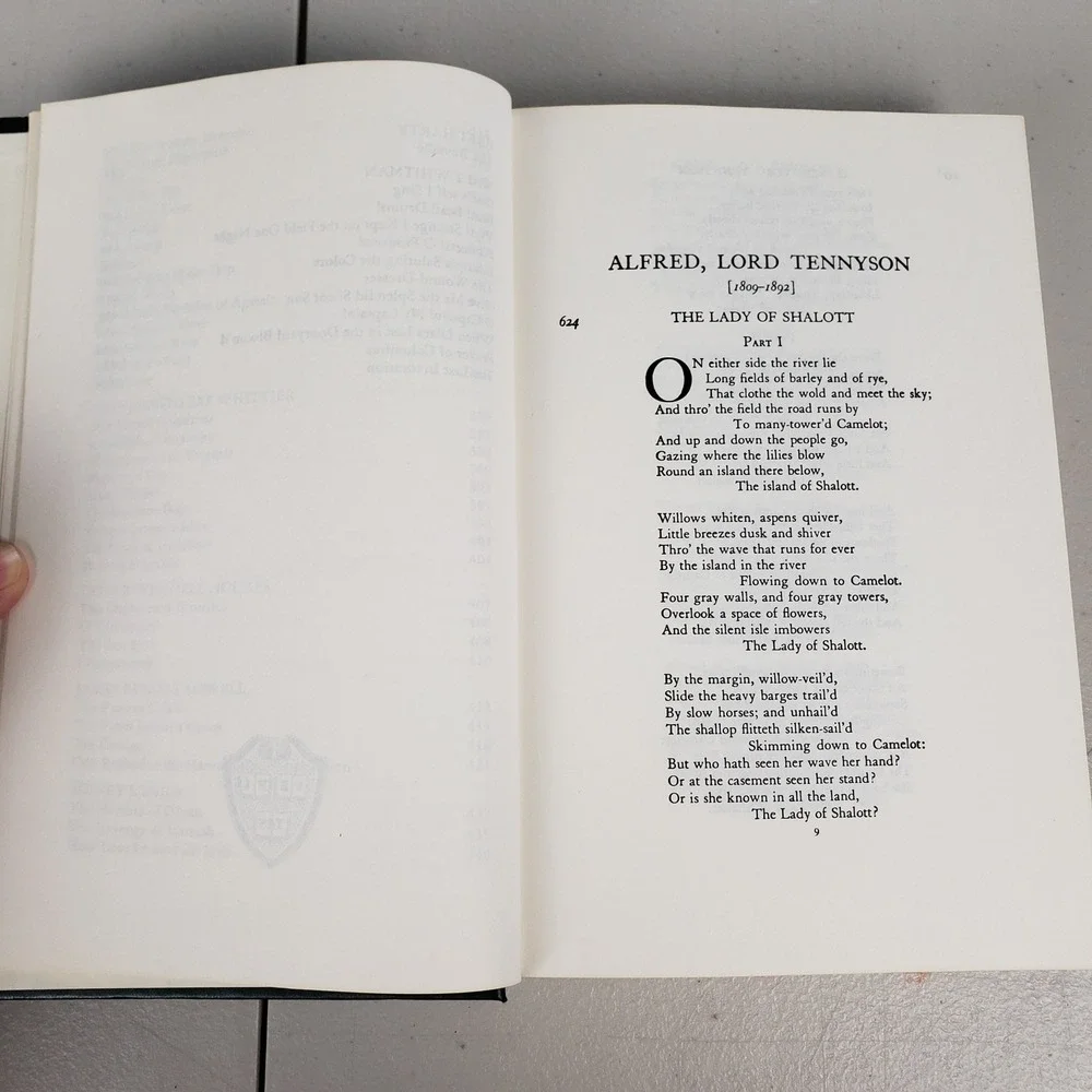 Harvard Classics English Poetry Vol III Tennyson to Whitman Grolier 1985 Book